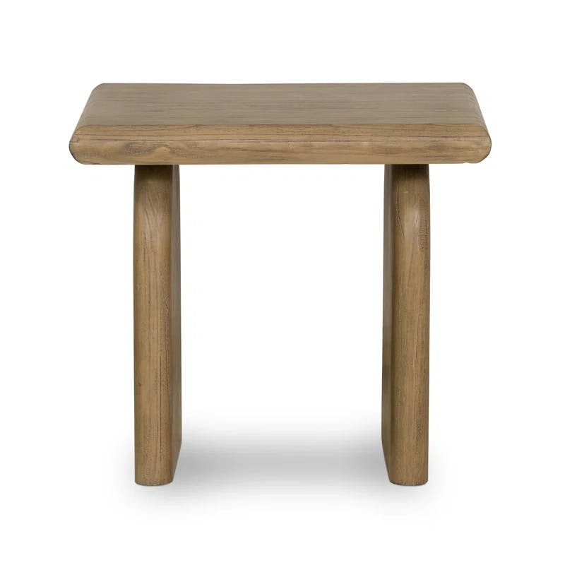 Aged Drift Mindi Square Solid Wood End Table