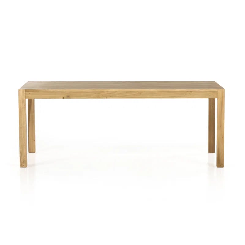 Isador Dry Wash Poplar 96" Parsons-Style Dining Table
