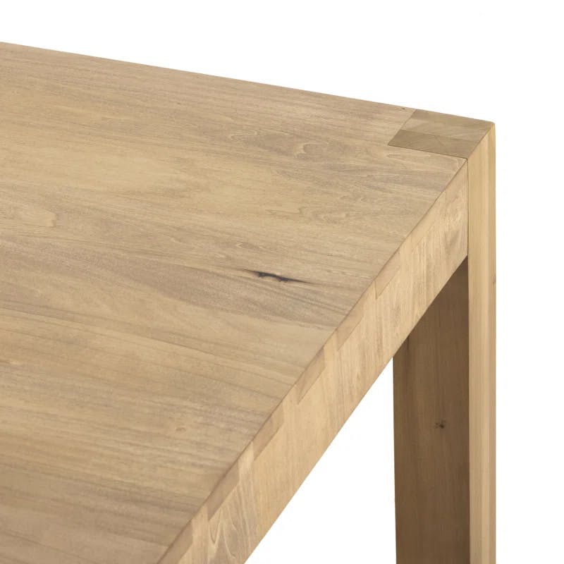 Isador Dry Wash Poplar 96" Parsons-Style Dining Table