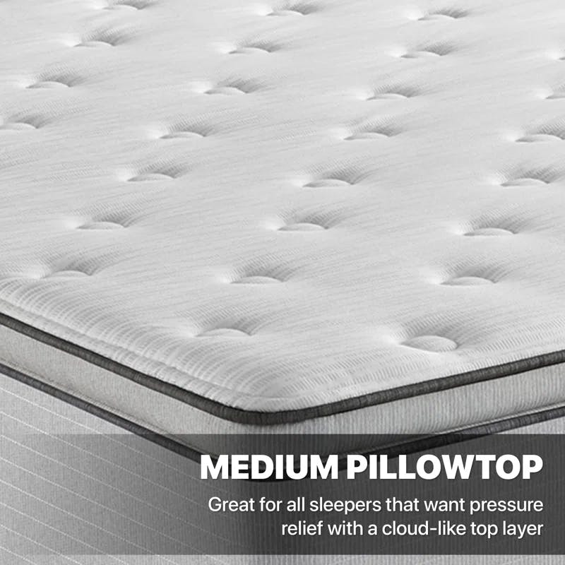 Serene Comfort 13.5" Gel Memory Foam Pillowtop Queen Mattress