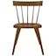 Sutter Modern Farmhouse Walnut Wood Side Chair with Spindle Detail