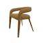 Mundra Modern 21"x27" Tan Fabric Upholstered Dining Chair