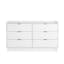 Simply Modern White Double 6-Drawer Dresser