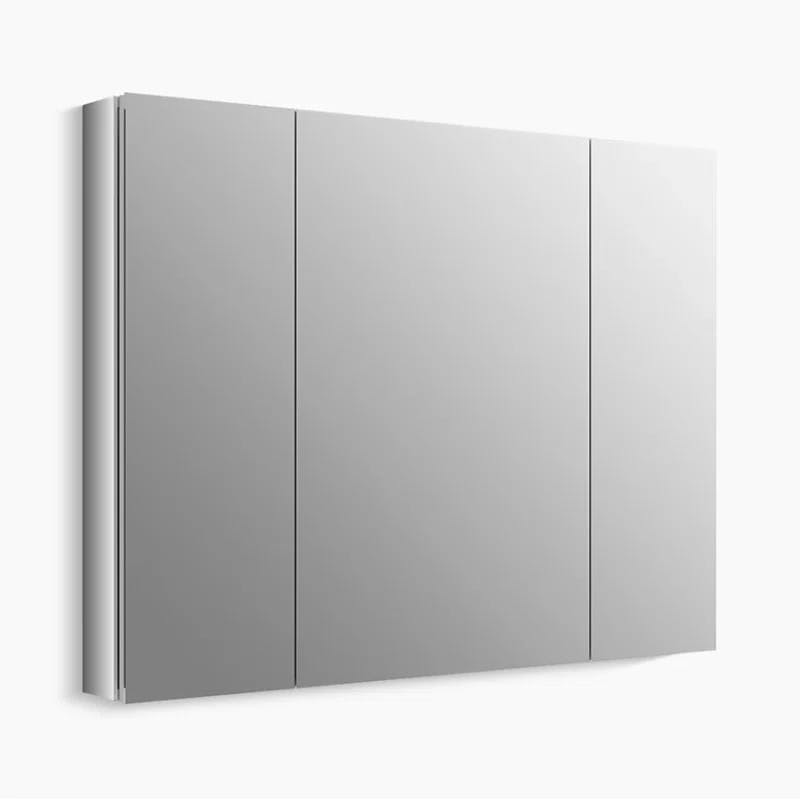 Verdera 40" Aluminum Tri-View Medicine Cabinet with Adjustable Shelves