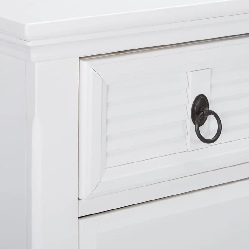 Winchester 5-Drawer White Pine Wood Chest with Soft Close