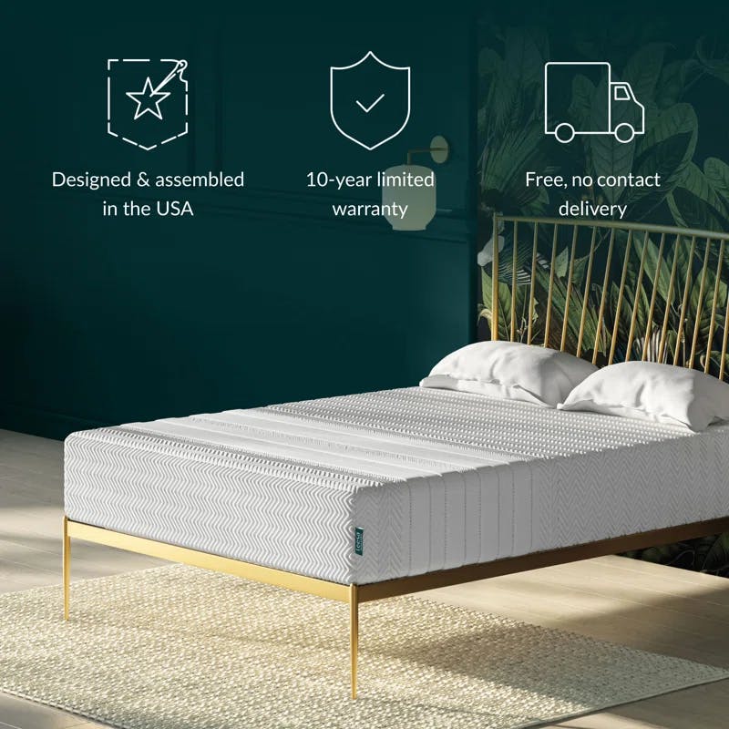 EcoLux Legend King Hybrid Innerspring Mattress with Organic Cover