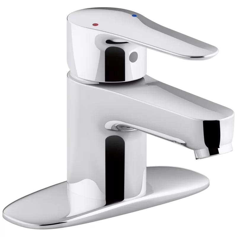 July Polished Chrome Single-Handle 4-in Centerset Bathroom Faucet