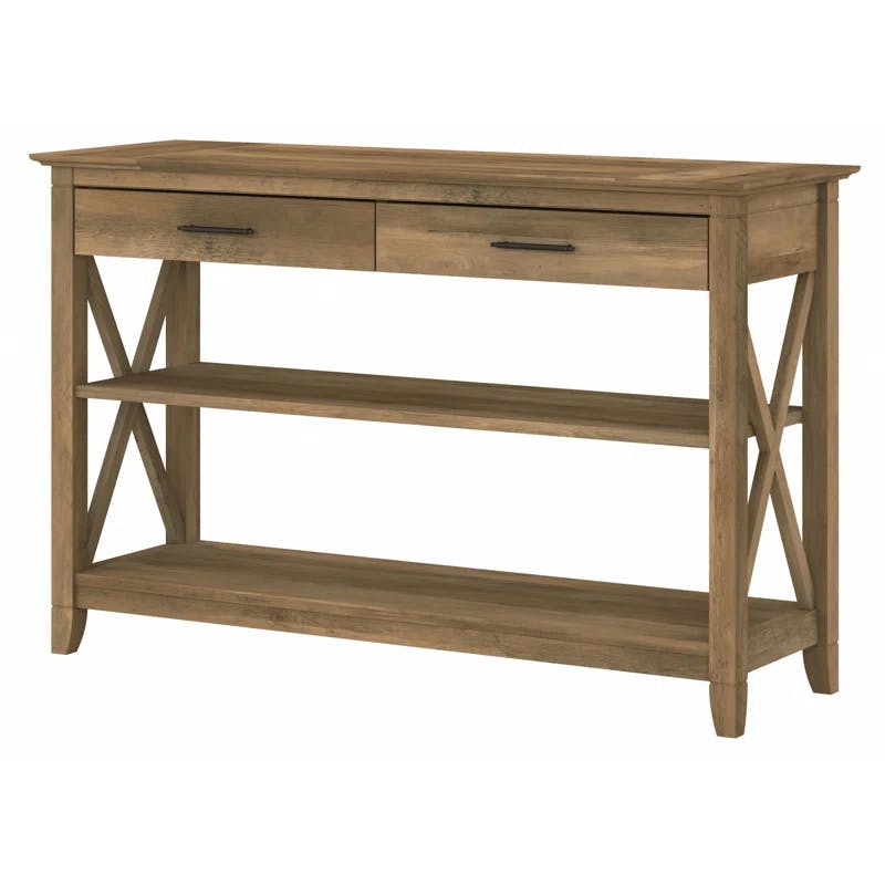 Key West 46.9" Reclaimed Pine Engineered Wood Console Table with Storage