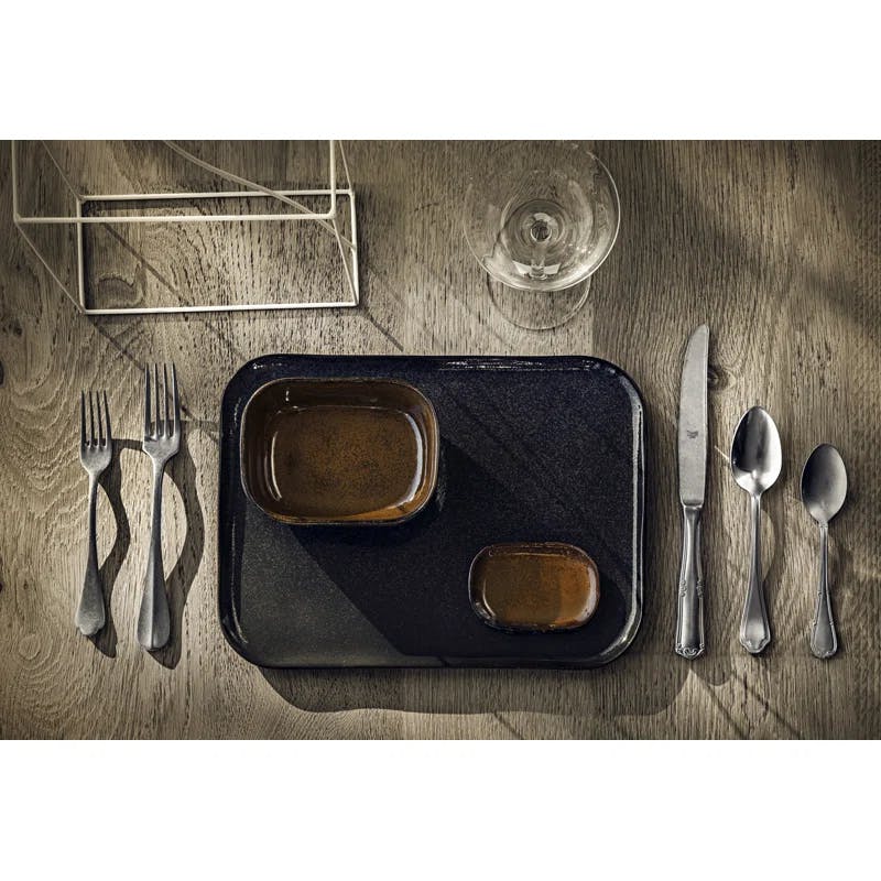 Vintage Elegance 5-Piece Stainless Steel Cutlery Set