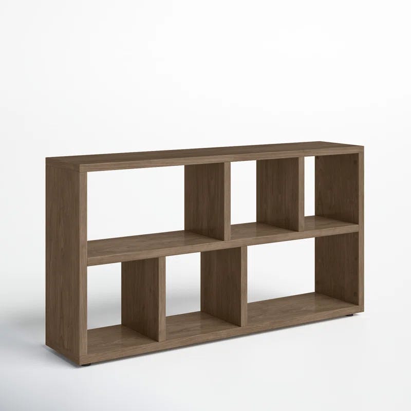 Berlin Refined Walnut Console with White Cubes by Temahome