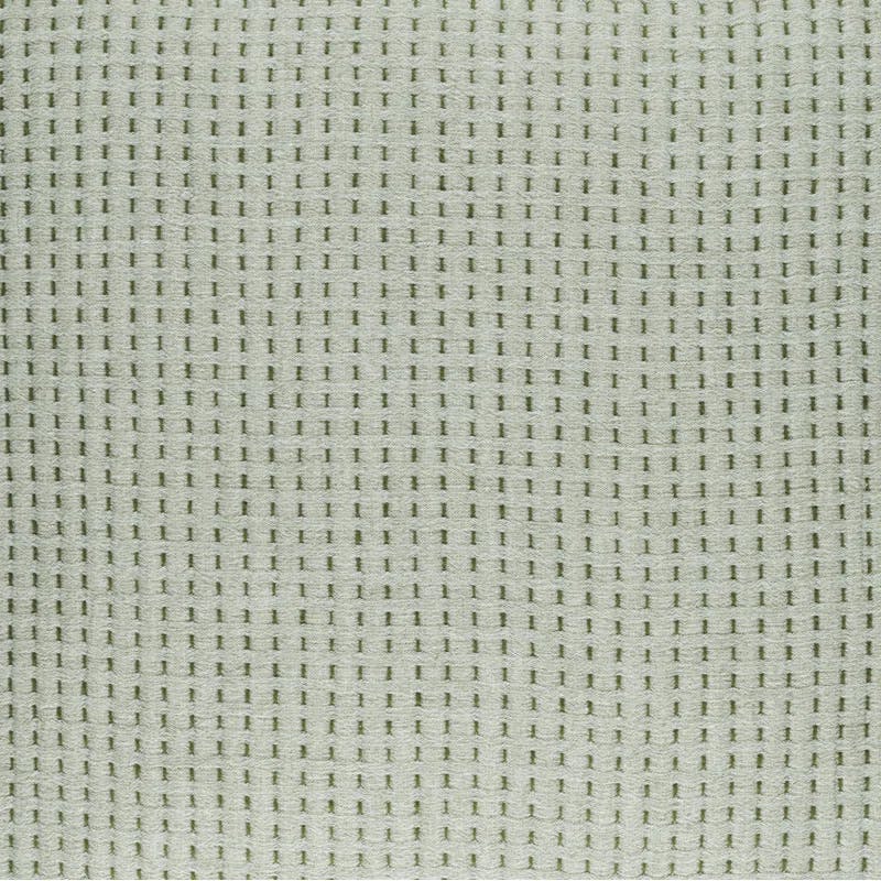 Evergreen Twin Size Cotton Jacquard Pick Stitch Coverlet