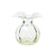 Elegant Fluted Glass Bud Vase in Green - 5.5" H