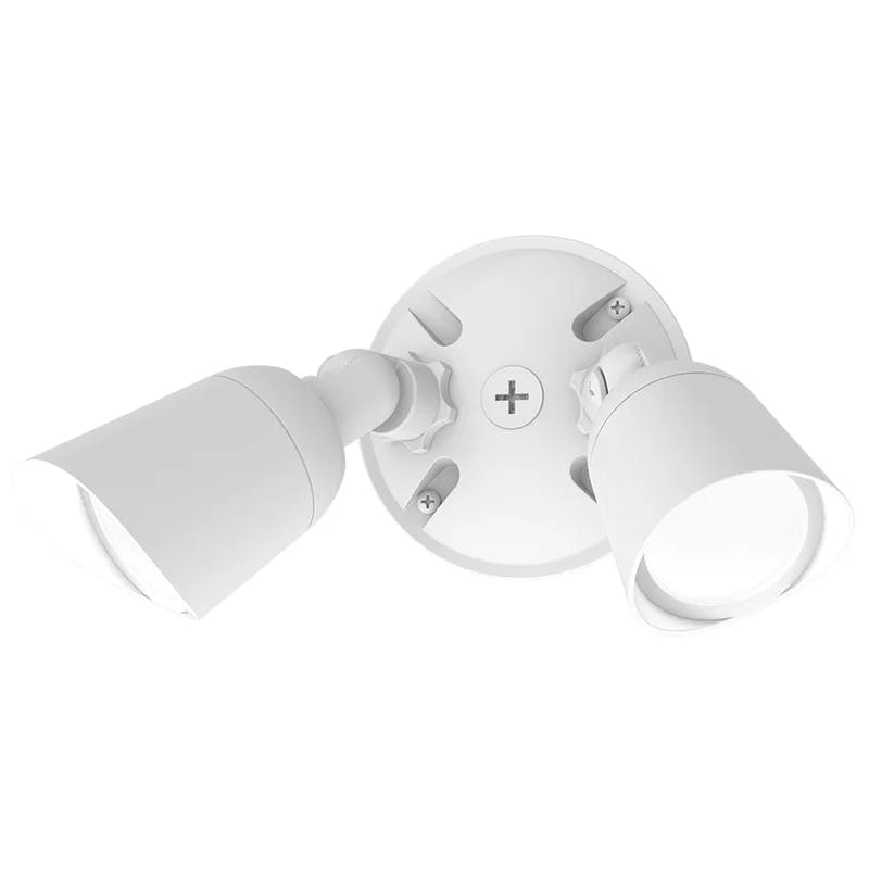 Lumina Bright 2-Head White LED Outdoor Security Flood Light