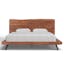 Madagascar Queen Platform Bed with Organic Edge Headboard