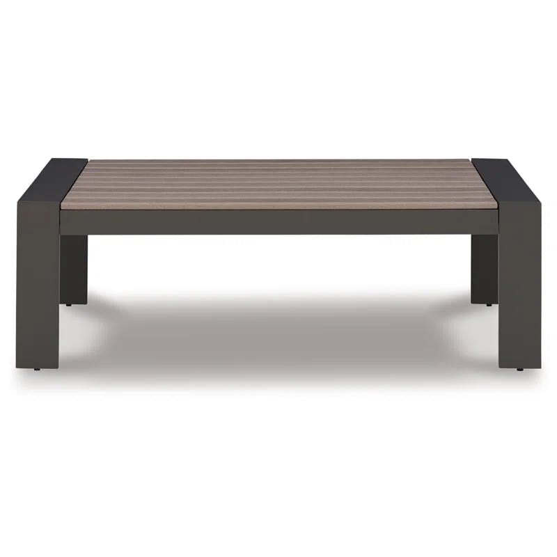 Tropicava Transitional Beige Rectangular Outdoor Coffee Table