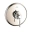 Montreux Highflow Polished Nickel Thermostatic Shower Trim with Lever Handle