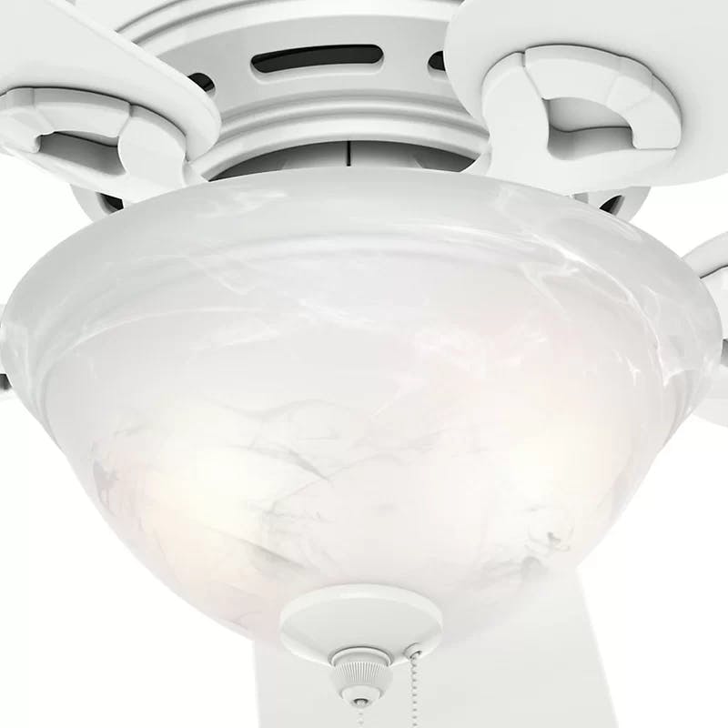 Conroy 42'' Snow White Low Profile Ceiling Fan with LED Light Kit