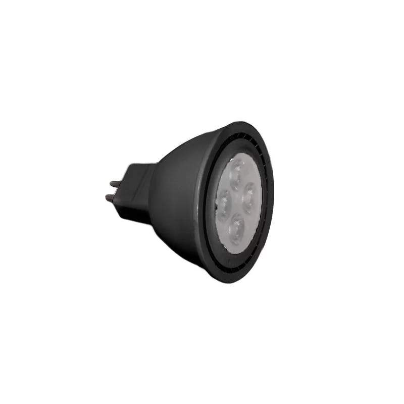 Black Frosted Glass 8W LED MR16 Bulb with Dimmable Light