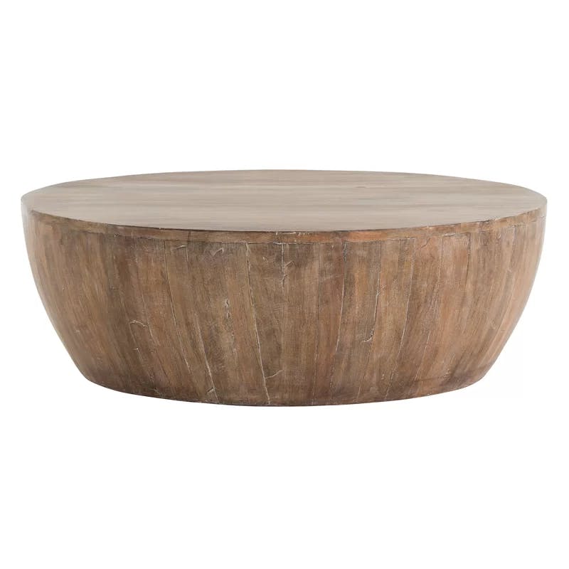Jacob Small Round Tobacco Shade Coffee Table