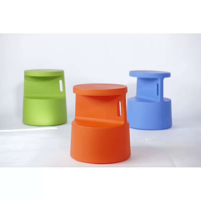Lightweight Green Tote Table & Stool by Eric Pfeiffer