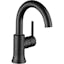 Elegant Modern Bronze Single Hole Bathroom Faucet with ADA Compliance