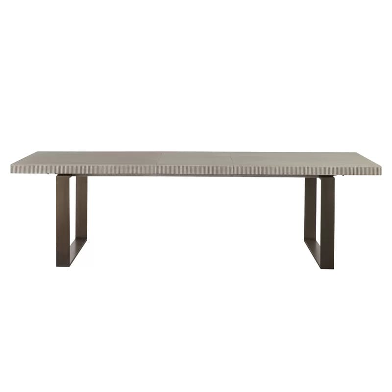 Jerrod 106'' Reclaimed Wood Rustic Extendable Dining Table