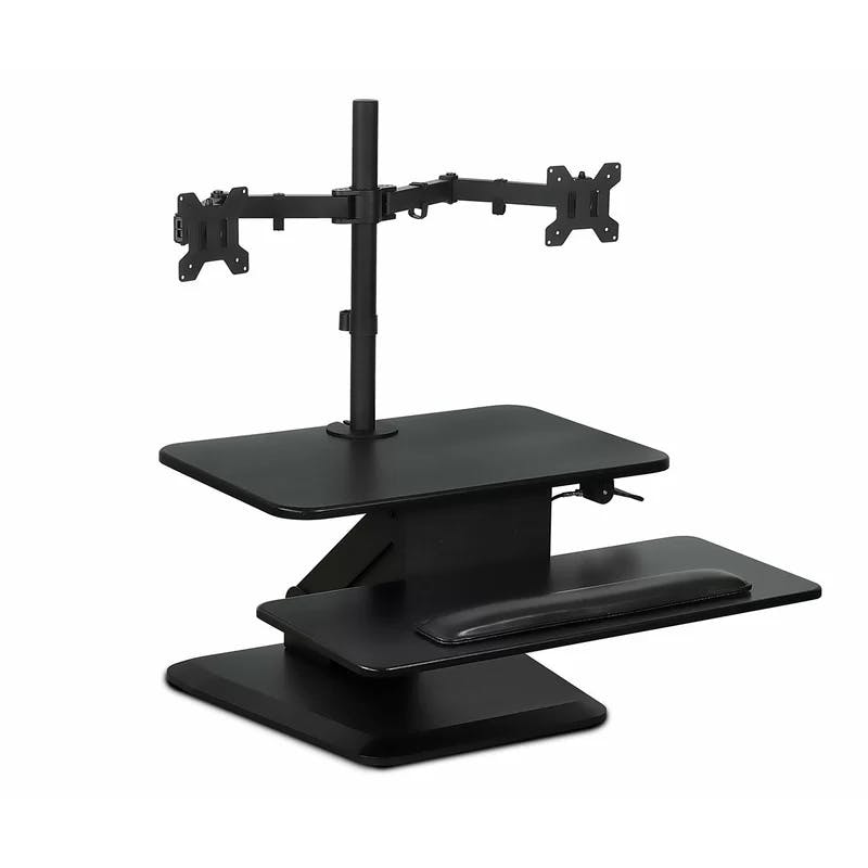 ErgoFlex 29" Compact Height Adjustable Dual Monitor Standing Desk Converter
