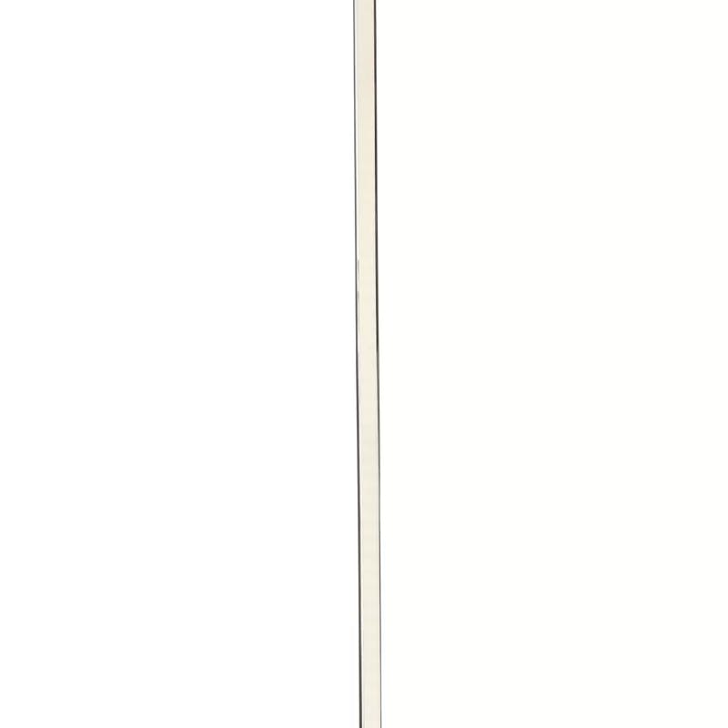 Felix 65'' Slim Brushed Steel Dimmable LED Floor Lamp with Marble Base