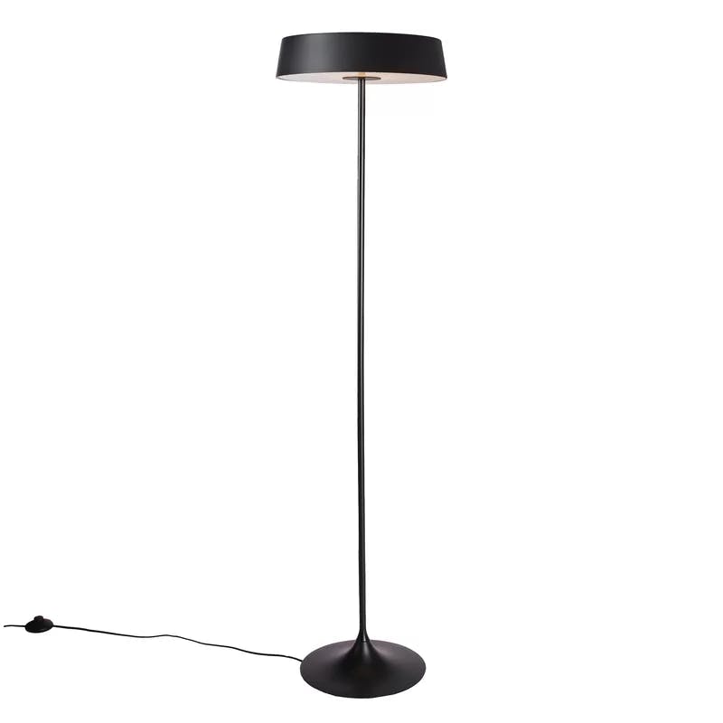 Seed Design 55'' Matte Black Traditional LED Floor Lamp