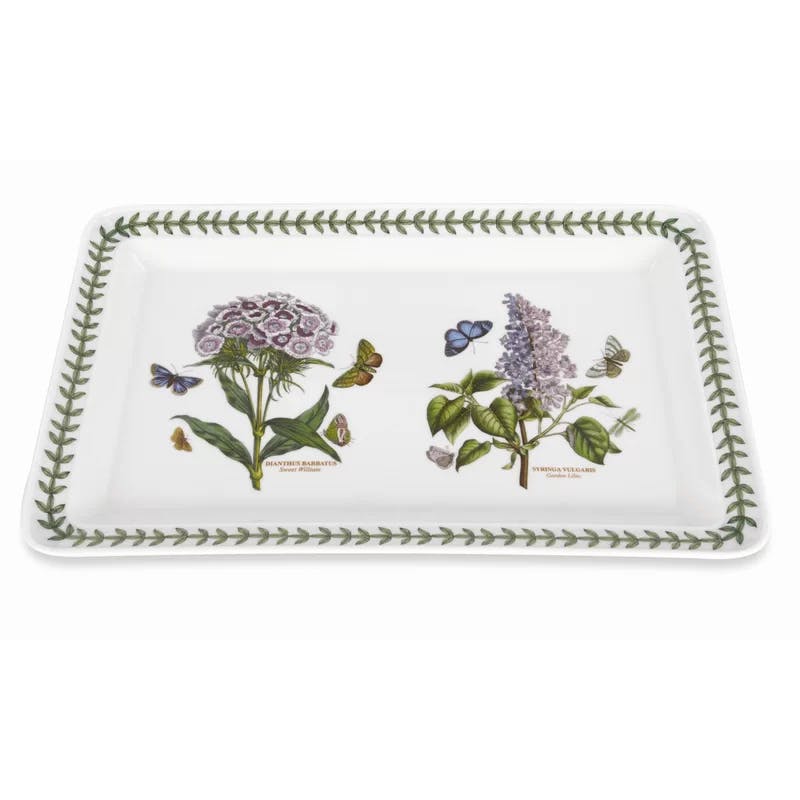 Modern Rectangular Painted Dinnerware Set for Special Occasions