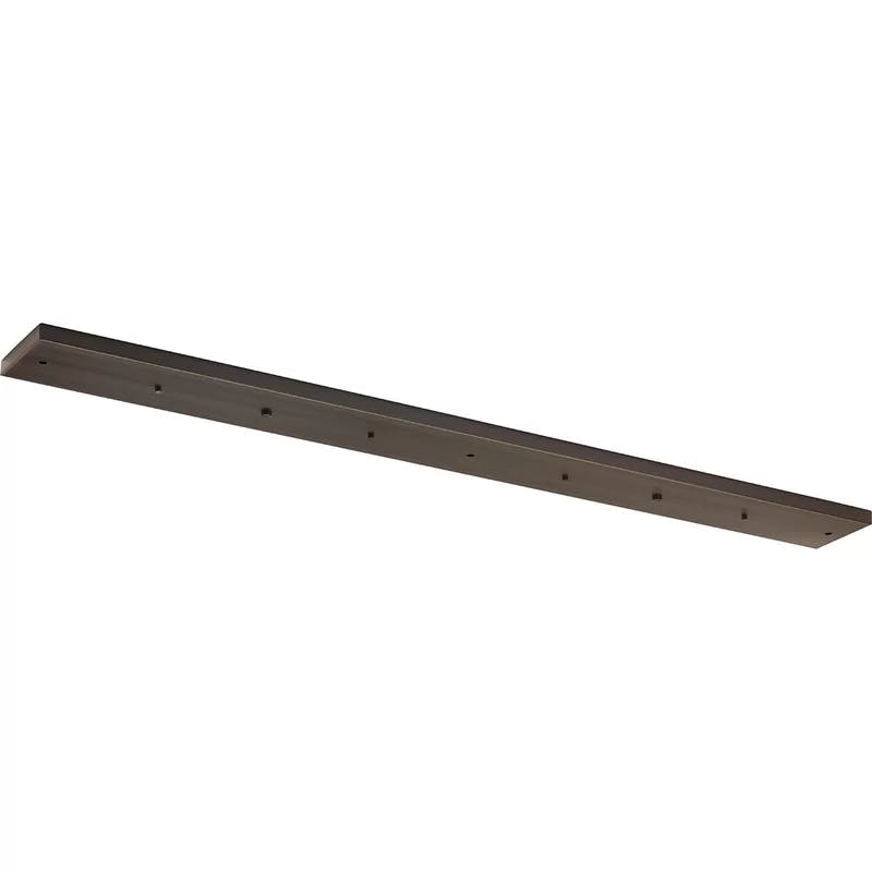 Brushed Nickel 60'' Linear Pendant Canopy for Indoor/Outdoor Use
