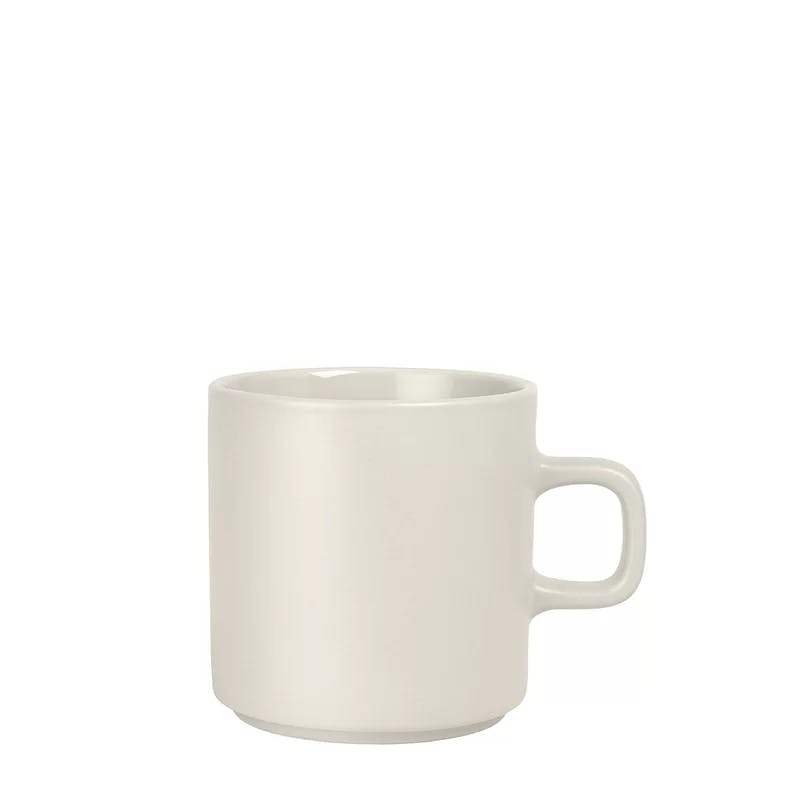 Moonbeam Ceramic 9oz Stackable Coffee Mug Set