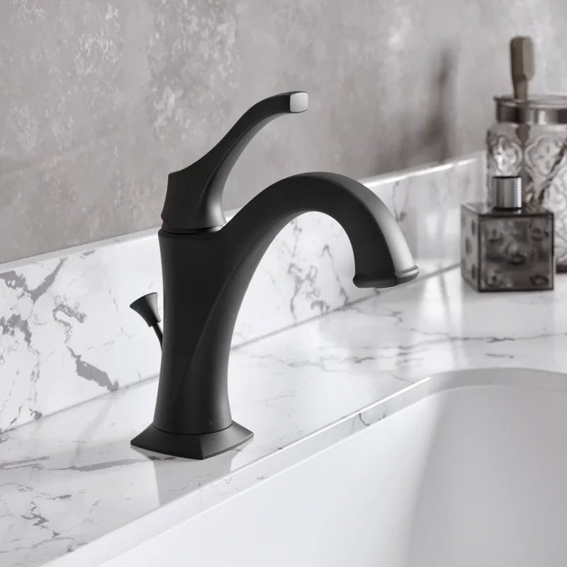 Elegant Stainless Steel Single Hole Traditional Bathroom Faucet