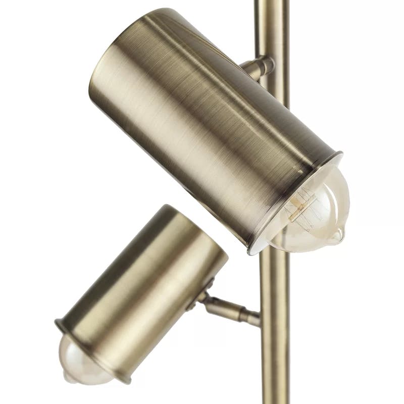 Adjustable Jaylex-Style Brass Tree Floor Lamp, 65"