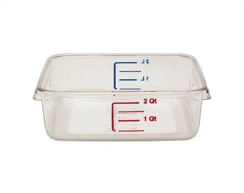 ClearView 2Qt Square BPA-Free Food Storage Container
