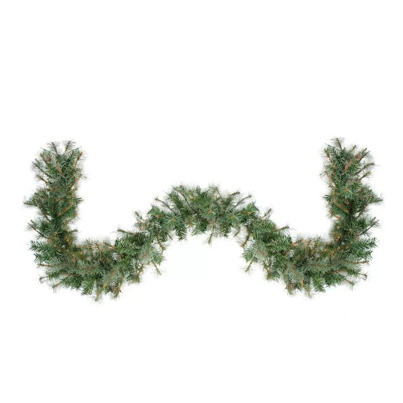 Country Mixed Pine Cone & Grapevine 6' Christmas Garland - Unlit