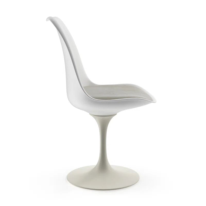 Lippa Modern Classic Gray Plastic Swivel Side Chair