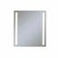 Sleek & Chic 40" x 30" Clear Modern Frameless Lighted Bathroom Mirror