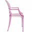 Ethereal Casper 21" Pink Polycarbonate Arm Chair