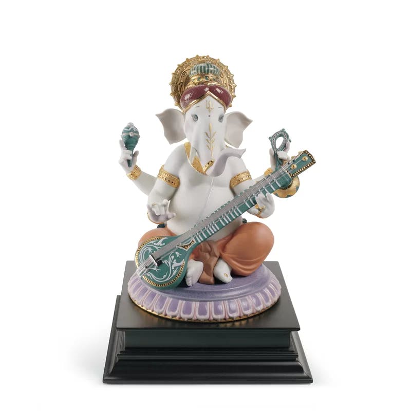 Limited Edition Crystal Ganesha Elephant Figurine, 15cm