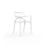 Jorge Pensi White Matte Finish Polypropylene Dining Chair