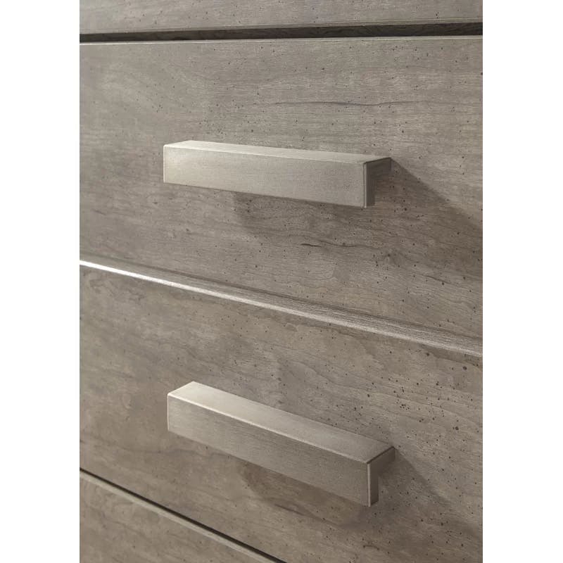 Ethereal Driftwood Grey 5-Drawer Weathered Chest