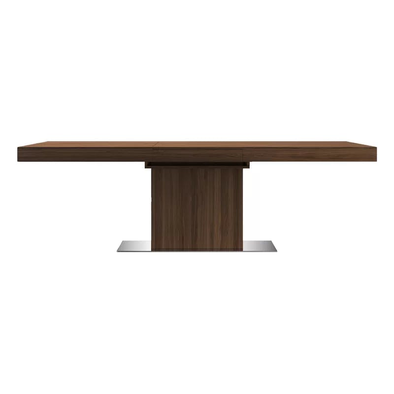Astor Contemporary Extendable Walnut Dining Table
