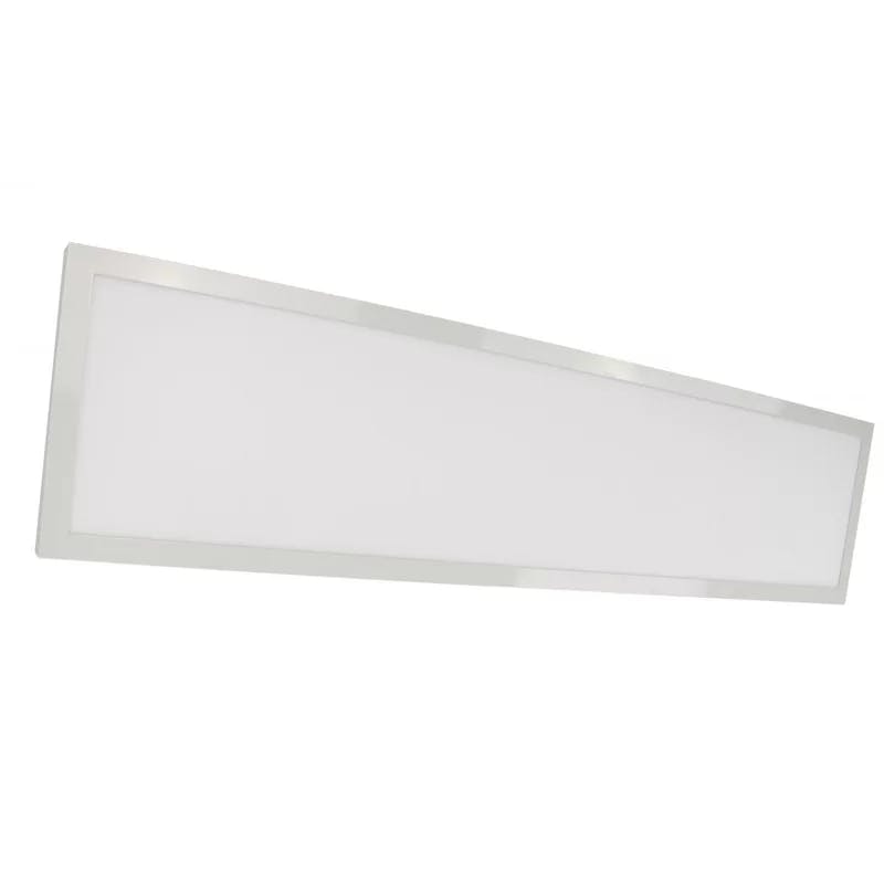 Nuvo Blink Plus Ultra-Low Profile White Glass LED Ceiling Light, 12" x 48"