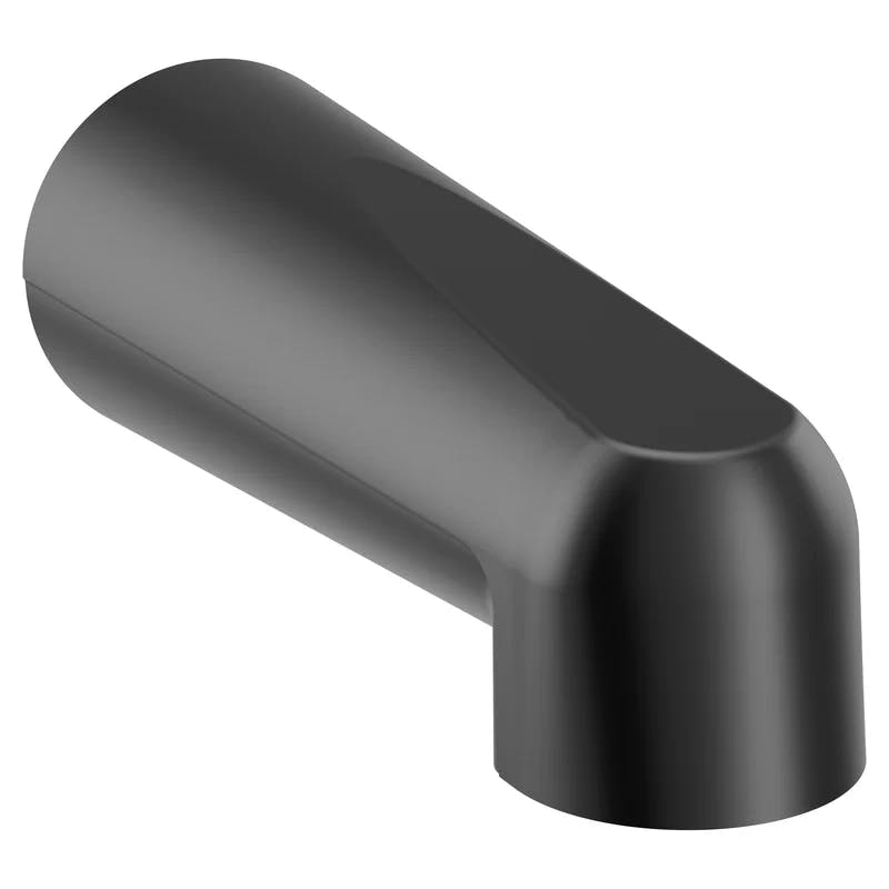 Classic Wall-Mounted Matte Black Tub Spout with Universal Fit