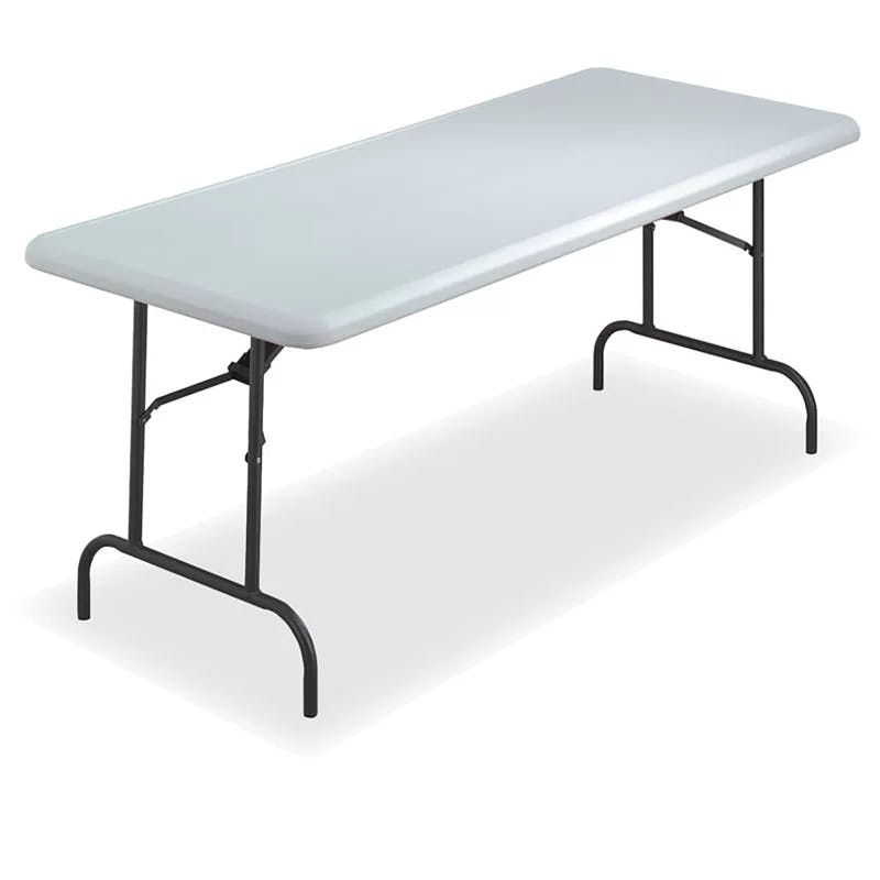 Platinum Granite 72" Rectangular Folding Utility Table