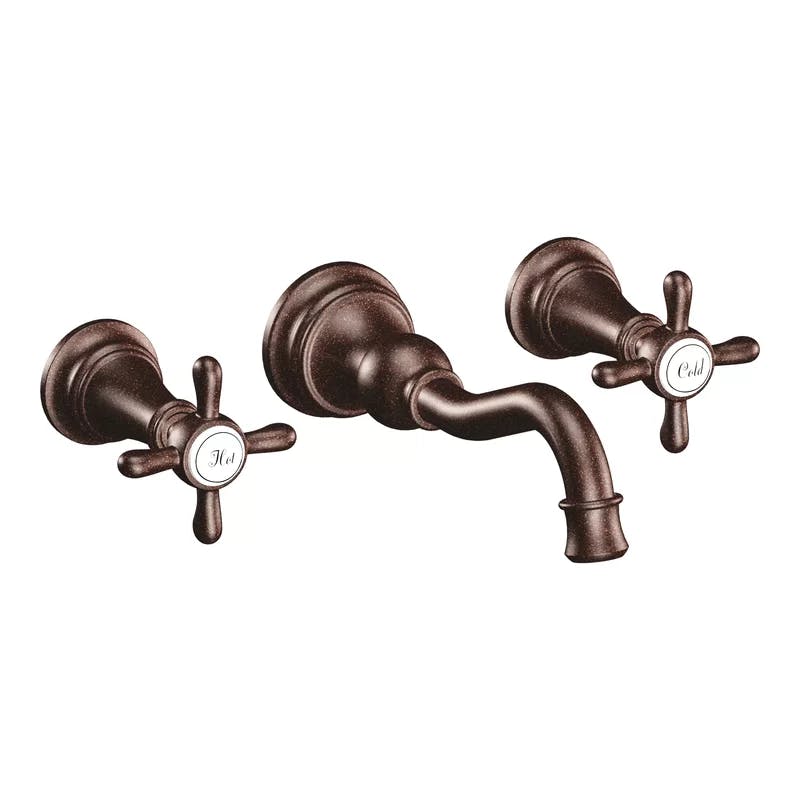 Elegant Oil Rubbed Bronze Wall-Mounted Modern Faucet