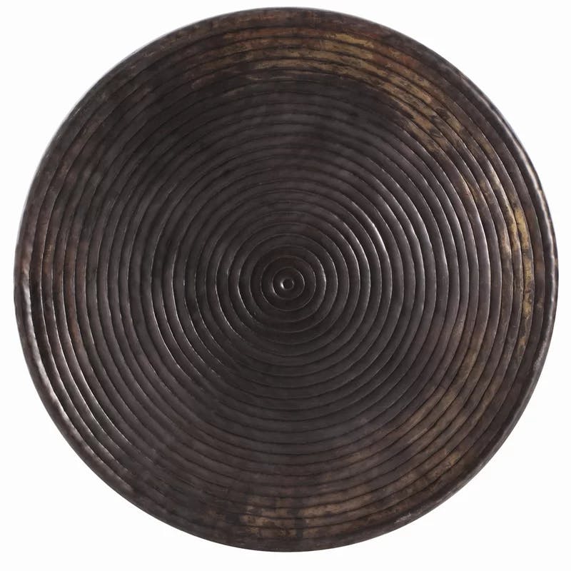Hosanna Antique Bronze Round Iron Coffee Table