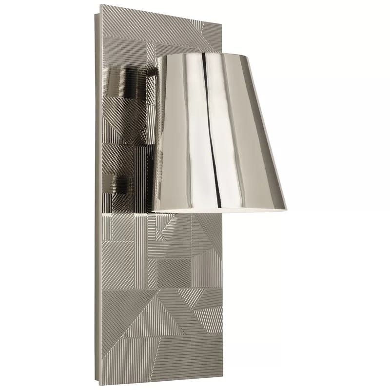Brut 16" Polished Nickel Dimmable Energy Star Wall Sconce
