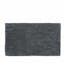 Reversible Luxe Cotton Bath Rug 24''x39'', Charcoal and Beige